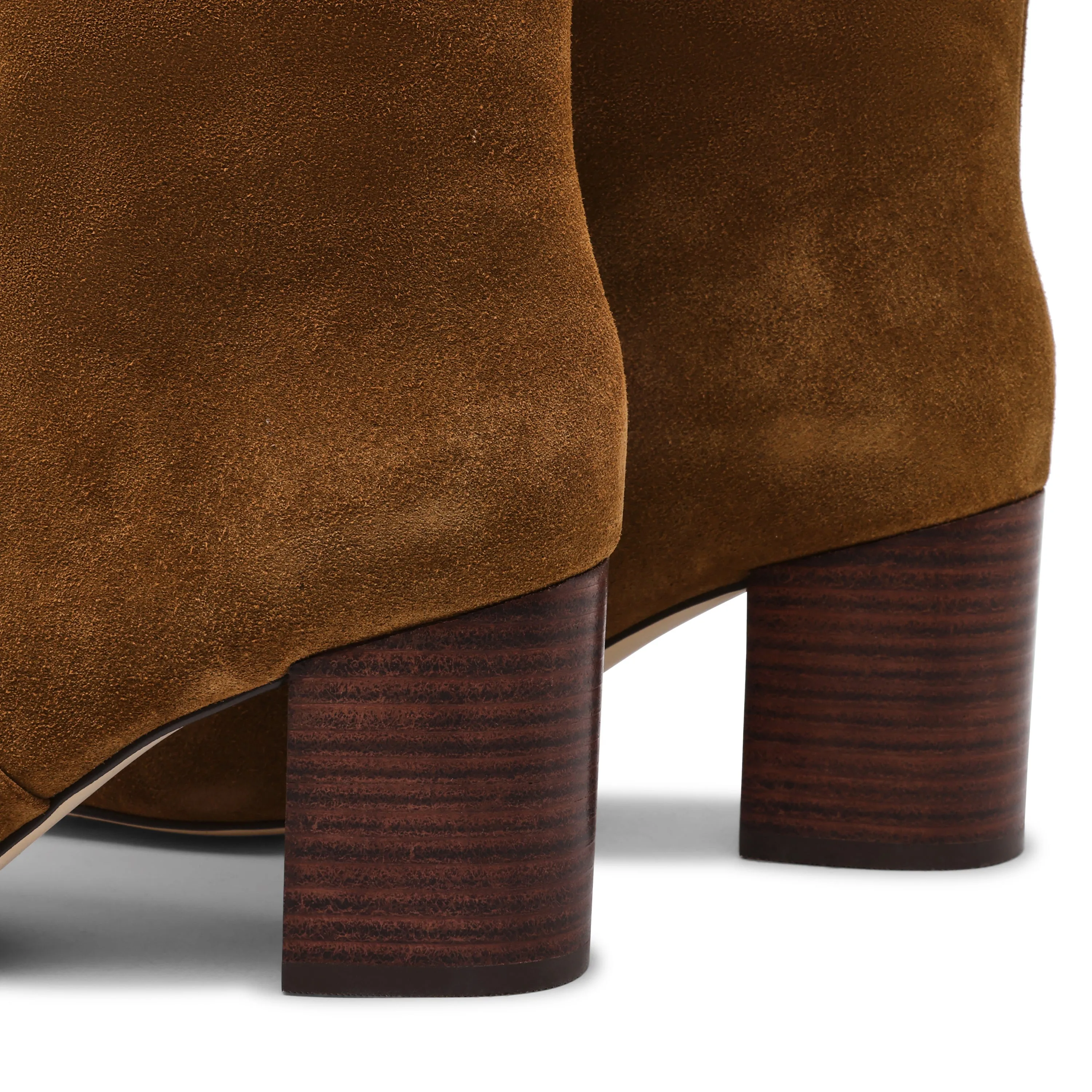 Skyline Boot CHESTNUT SUEDE Cowgirl Boots Wide Width