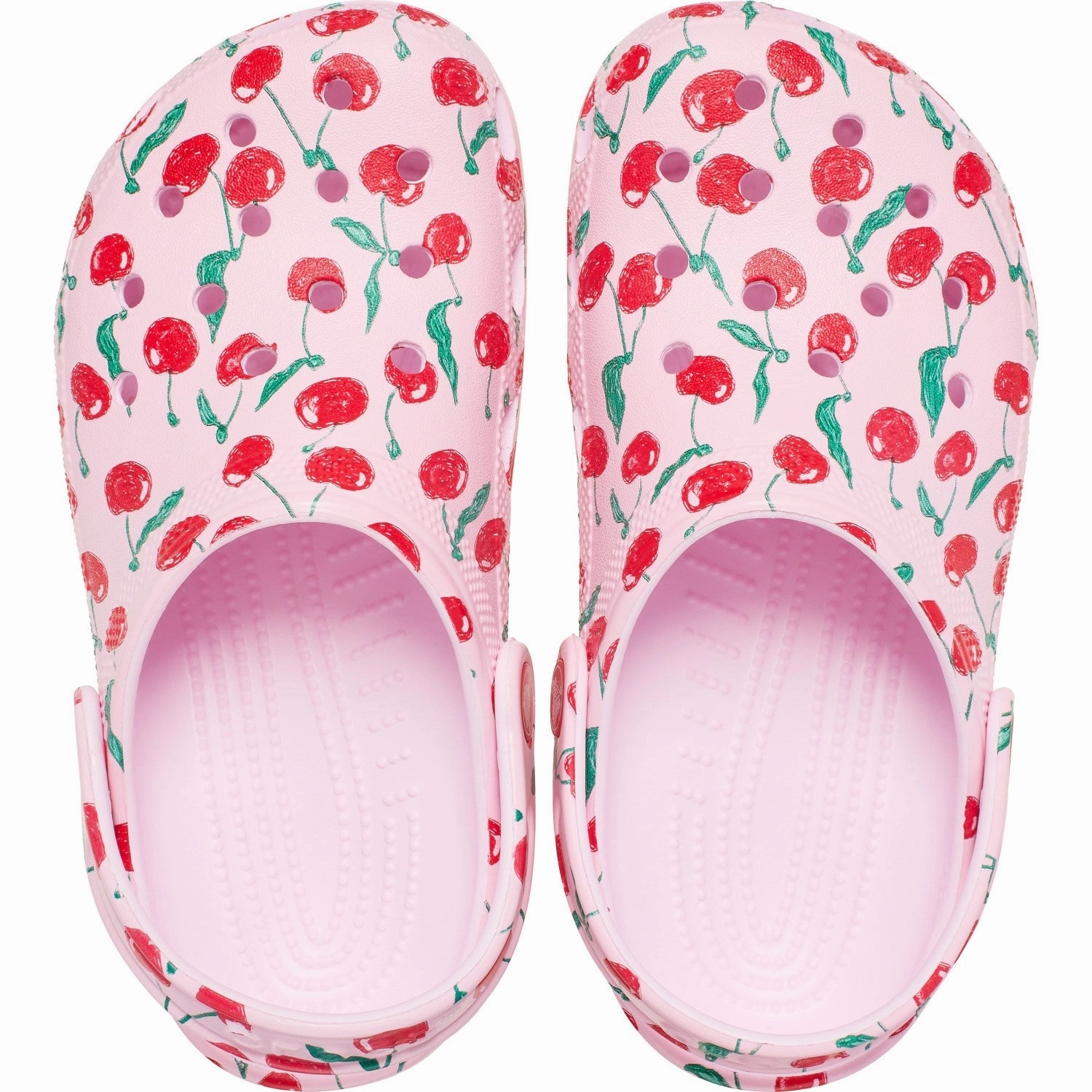 Sandals For Ladies Crocs Pink Milk Classic Fresh Fruits Clog