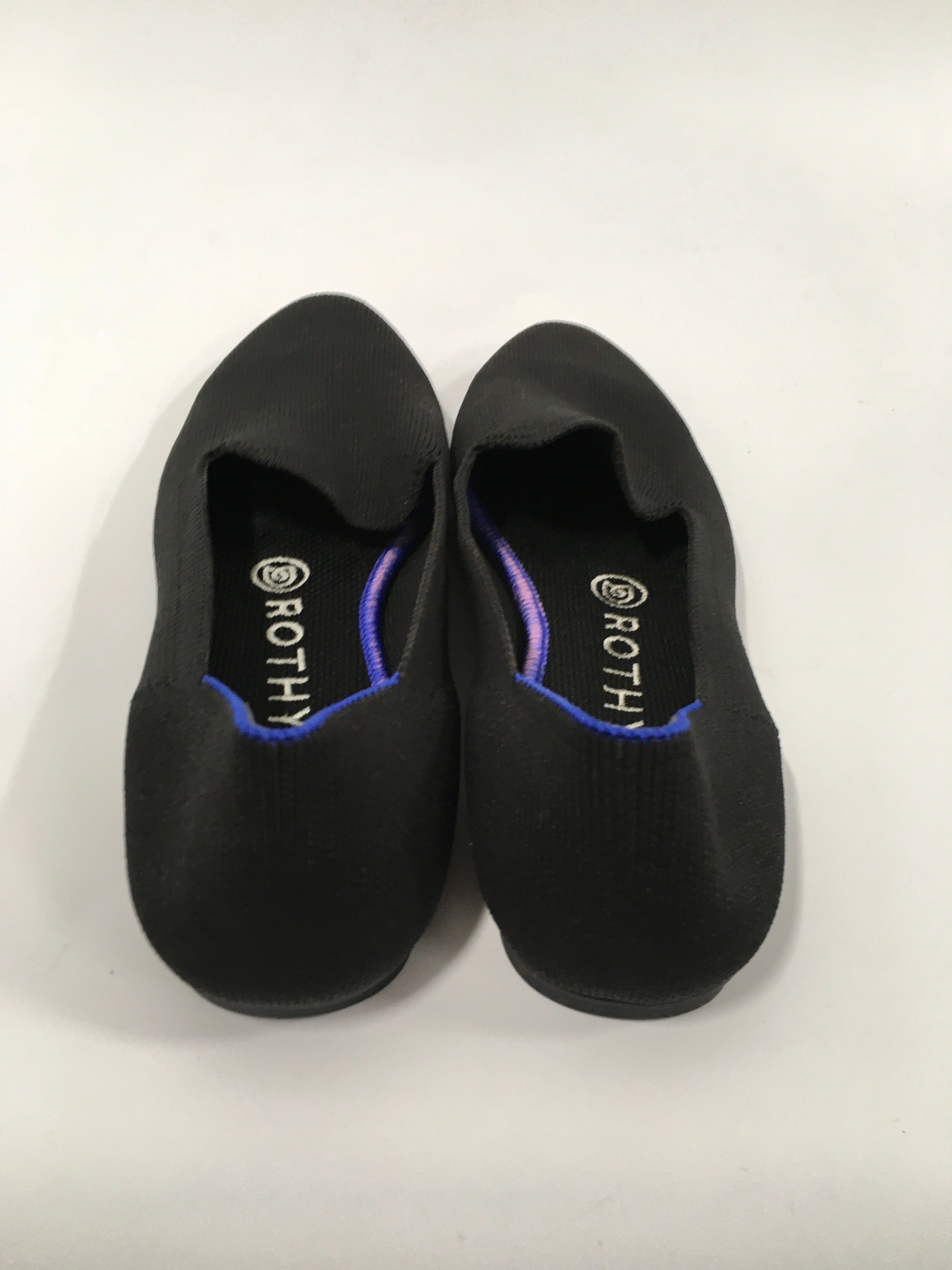 Best Place To Buy Shoes Black Shoes Flats Ballet Rothys, Size 7