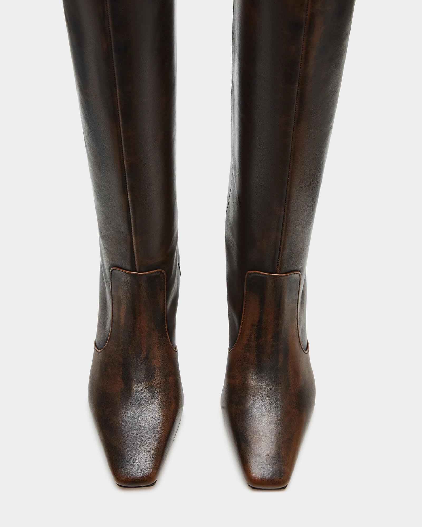 Chunky Boots LANDER BROWN DISTRESSED