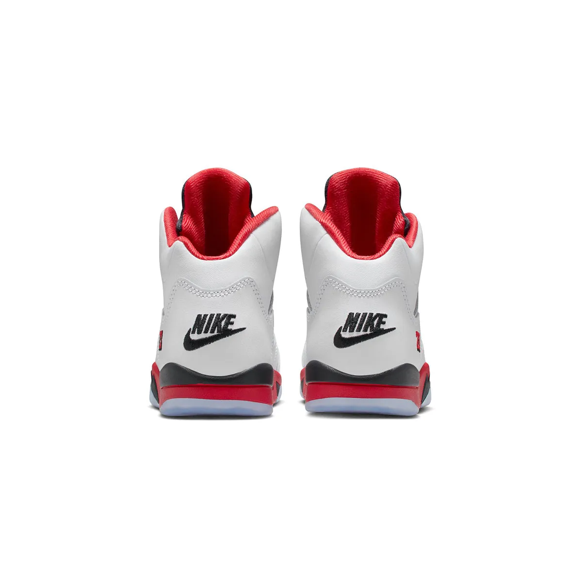 Phila Eagles Sneakers Kids Air Jordan 5 Retro OG 'Fire Red Black Tongue'