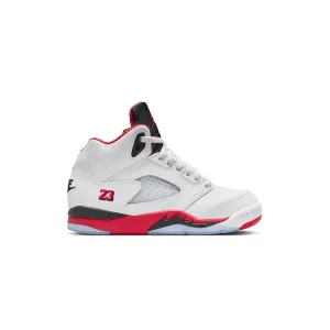 Salomon Hiking Sneakers Kids Air Jordan 5 Retro OG 'Fire Red Black Tongue'