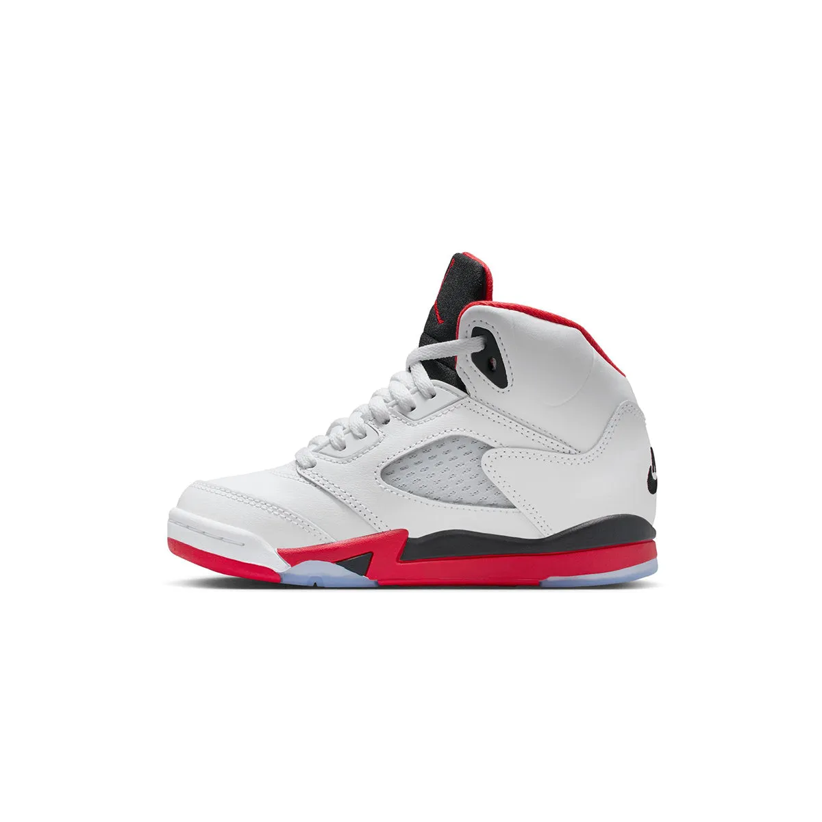 Kids Air Jordan 5 Retro OG 'Fire Red Black Tongue' Senior Sneakers