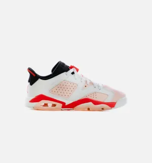 Rockfish Weatherwear Ballet Sneakers Air Jordan 6 Retro Low Atmosphere Grade School Lifestyle Shoe - Pink/White