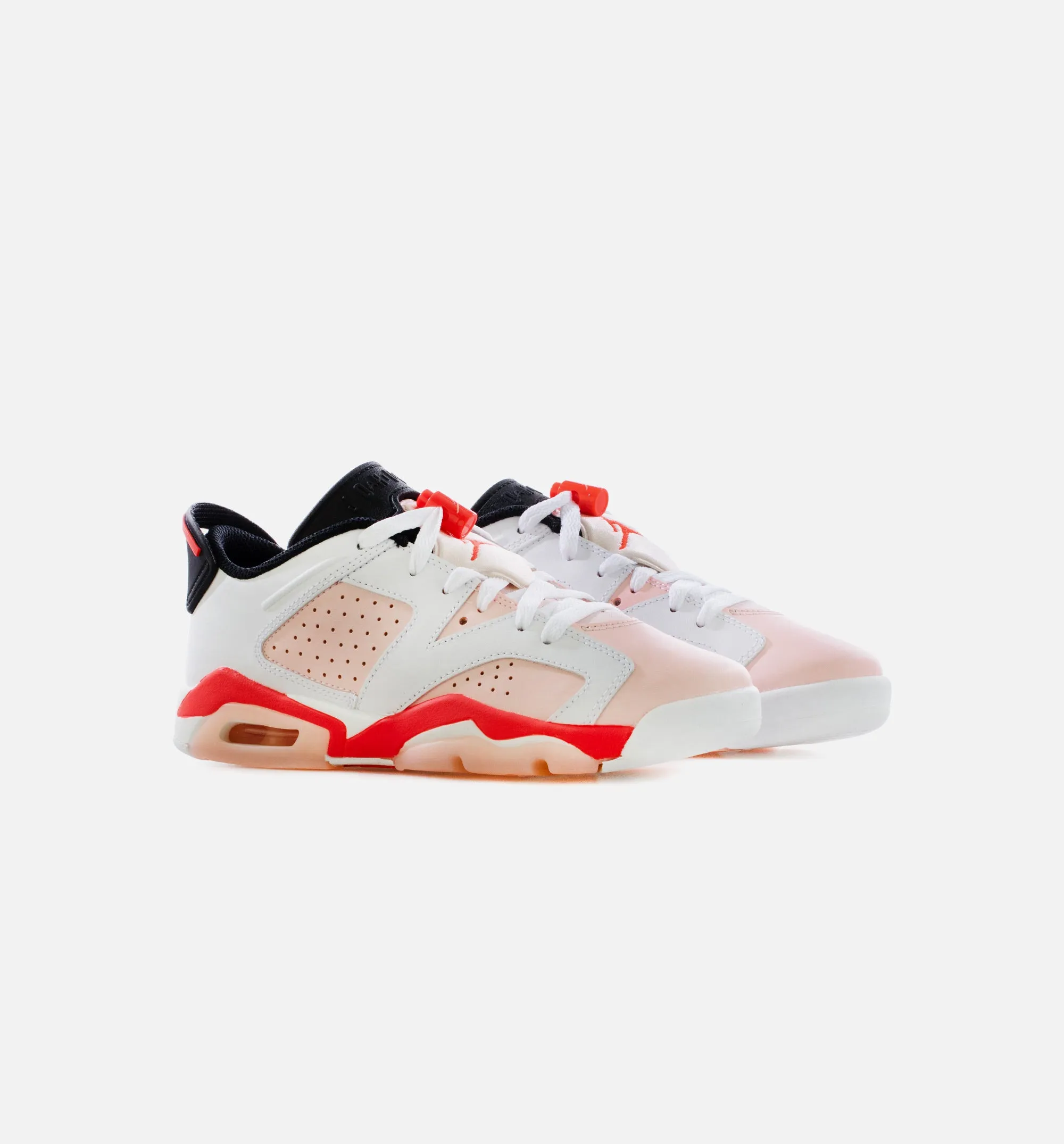 Air Jordan 6 Retro Low Atmosphere Grade School Lifestyle Shoe - Pink/White Bo Jackson Sneakers Original