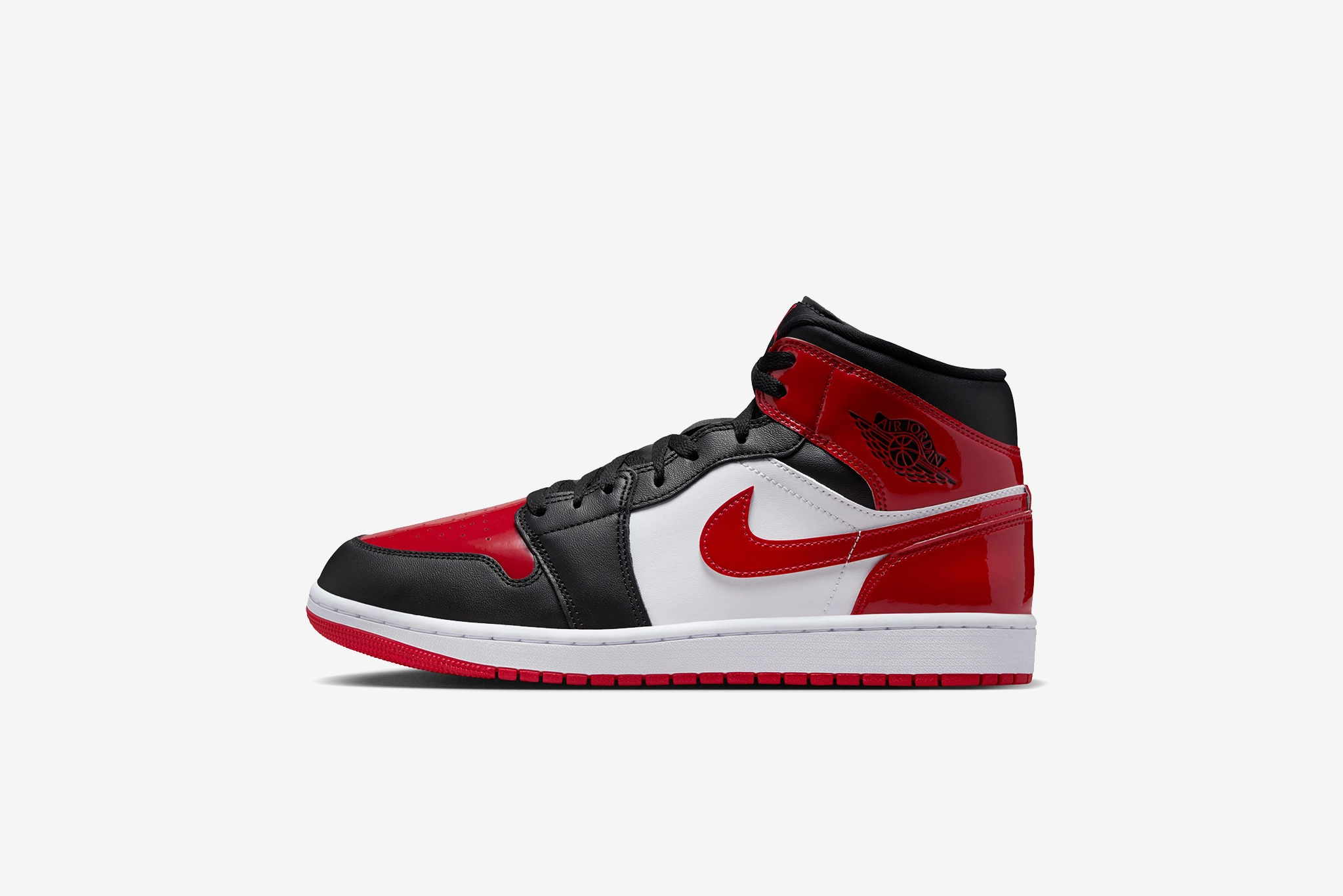 Jcp Sneakers Air Jordan "1 Mid SE" M - Black / Varsity Red-White