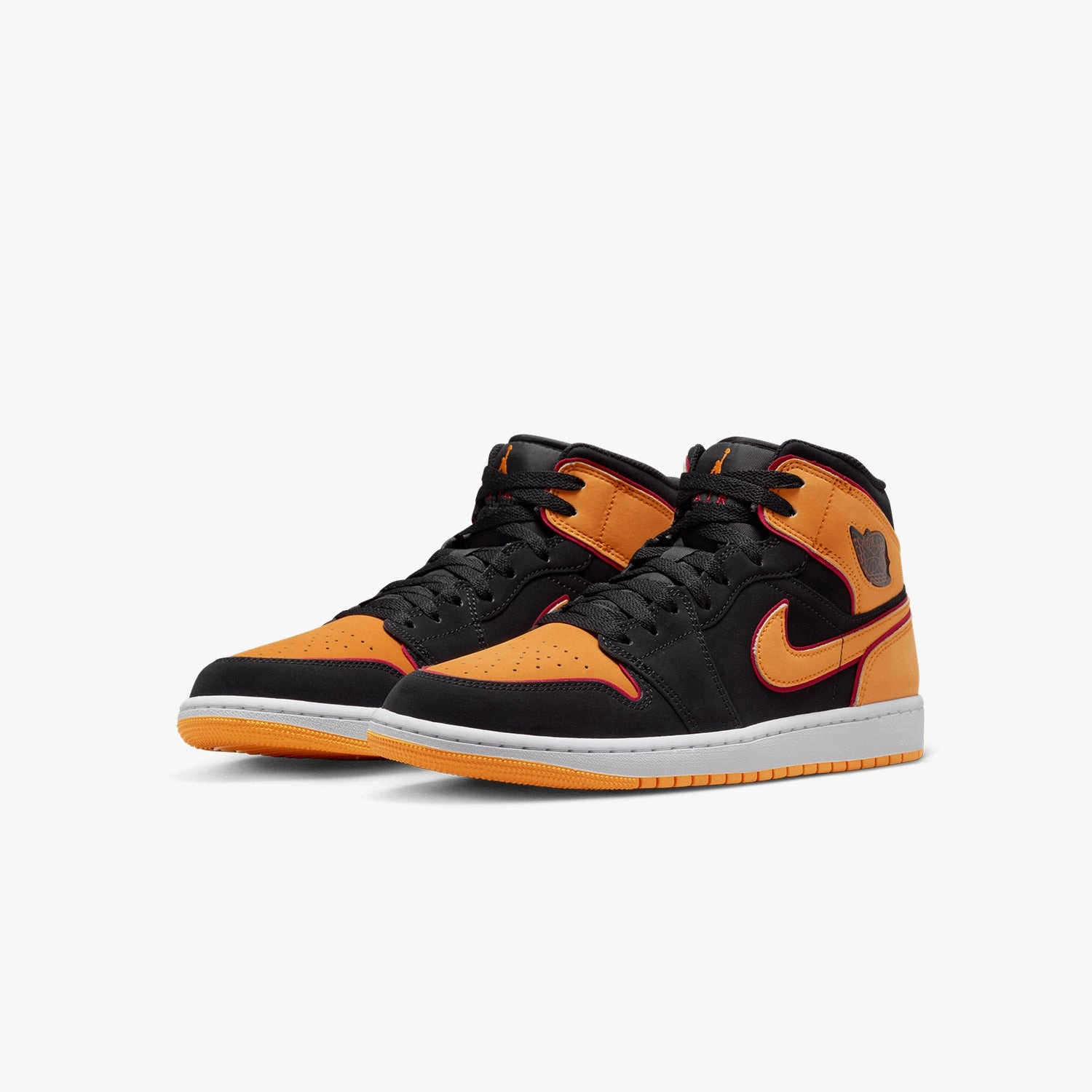 Men's Air Jordan 1 Mid SE "Vivid Orange" Classic Az Sneakers