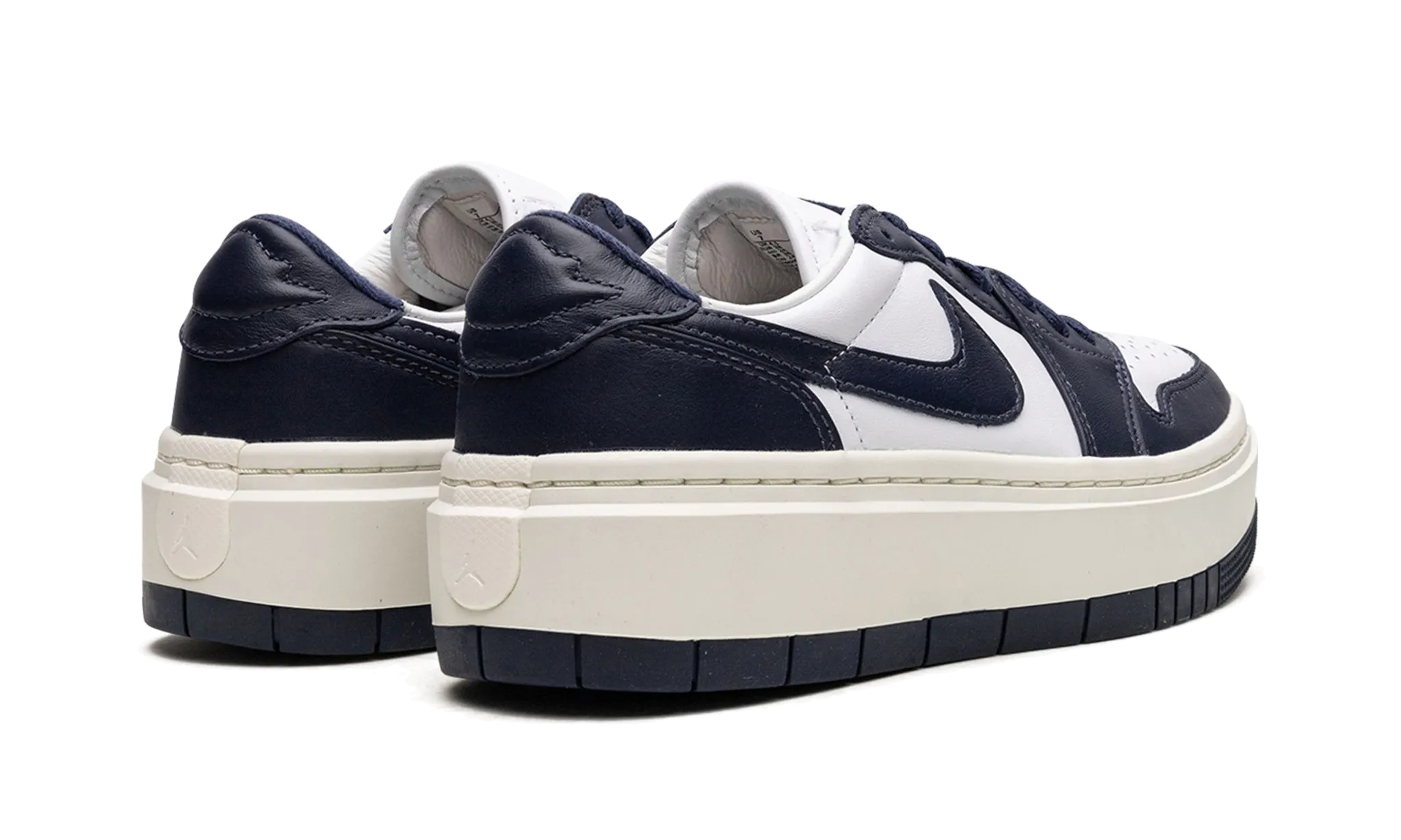 Air Jordan 1 Low Elevate White Midnight Navy Sail Air Zoom Sneakers