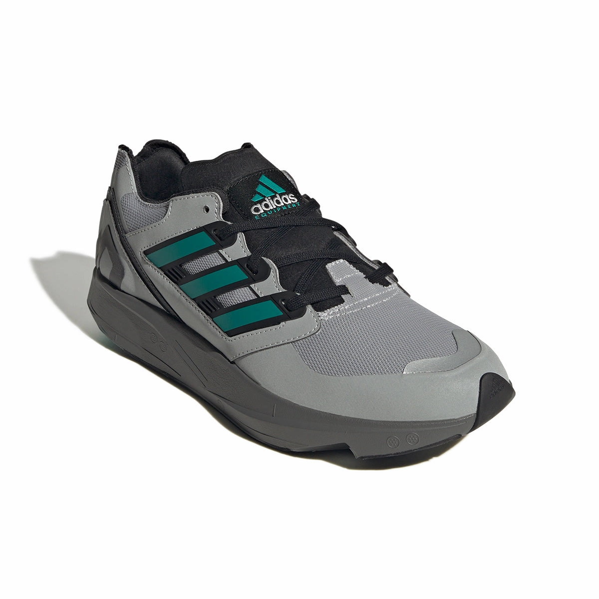 Equipment Takumi SE 'Silver Metallic EQT Green' Adidas Traxion Golf Shoes