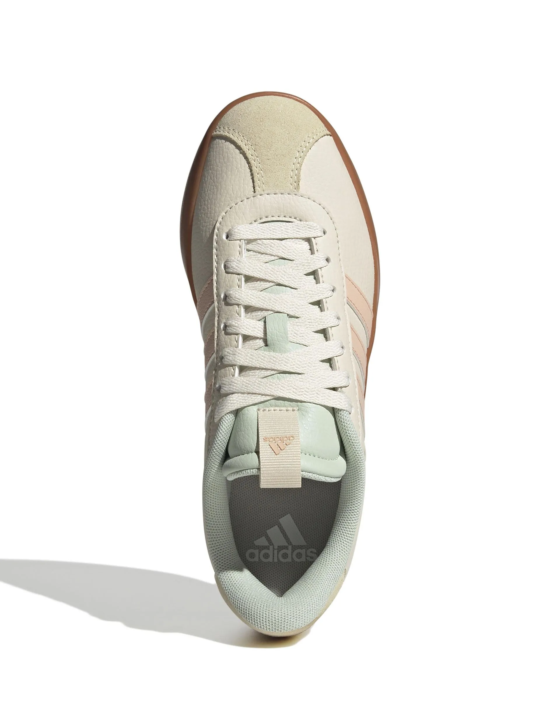 VL Court 3.0 Shoes - Wonder White/Powder Coral/Linen Green Business Casual Shoes That Feel Like Sneakers