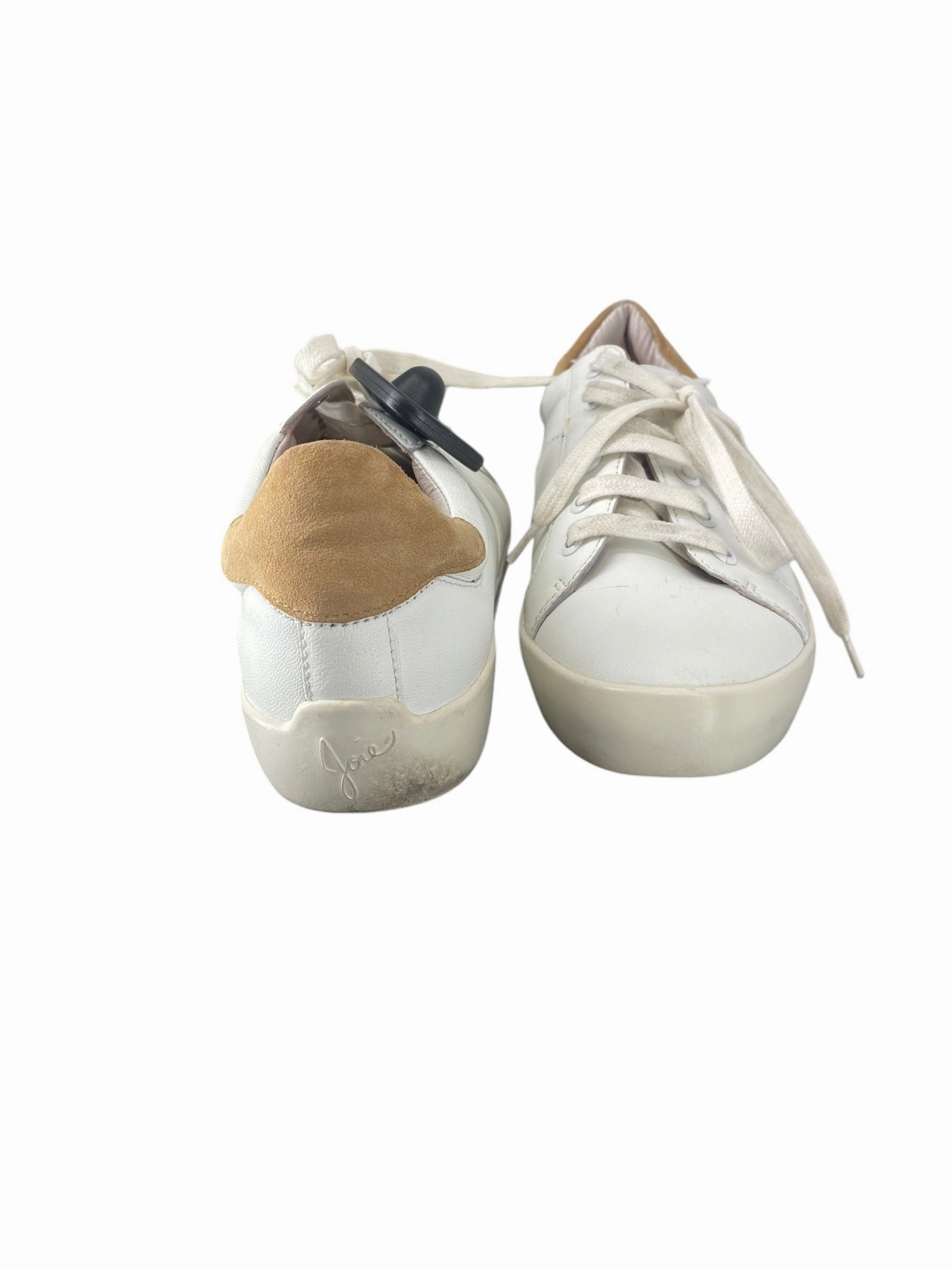 Shoes Sneakers By Joie In White, Size: 6.5 Leather Casual Shoes Sale