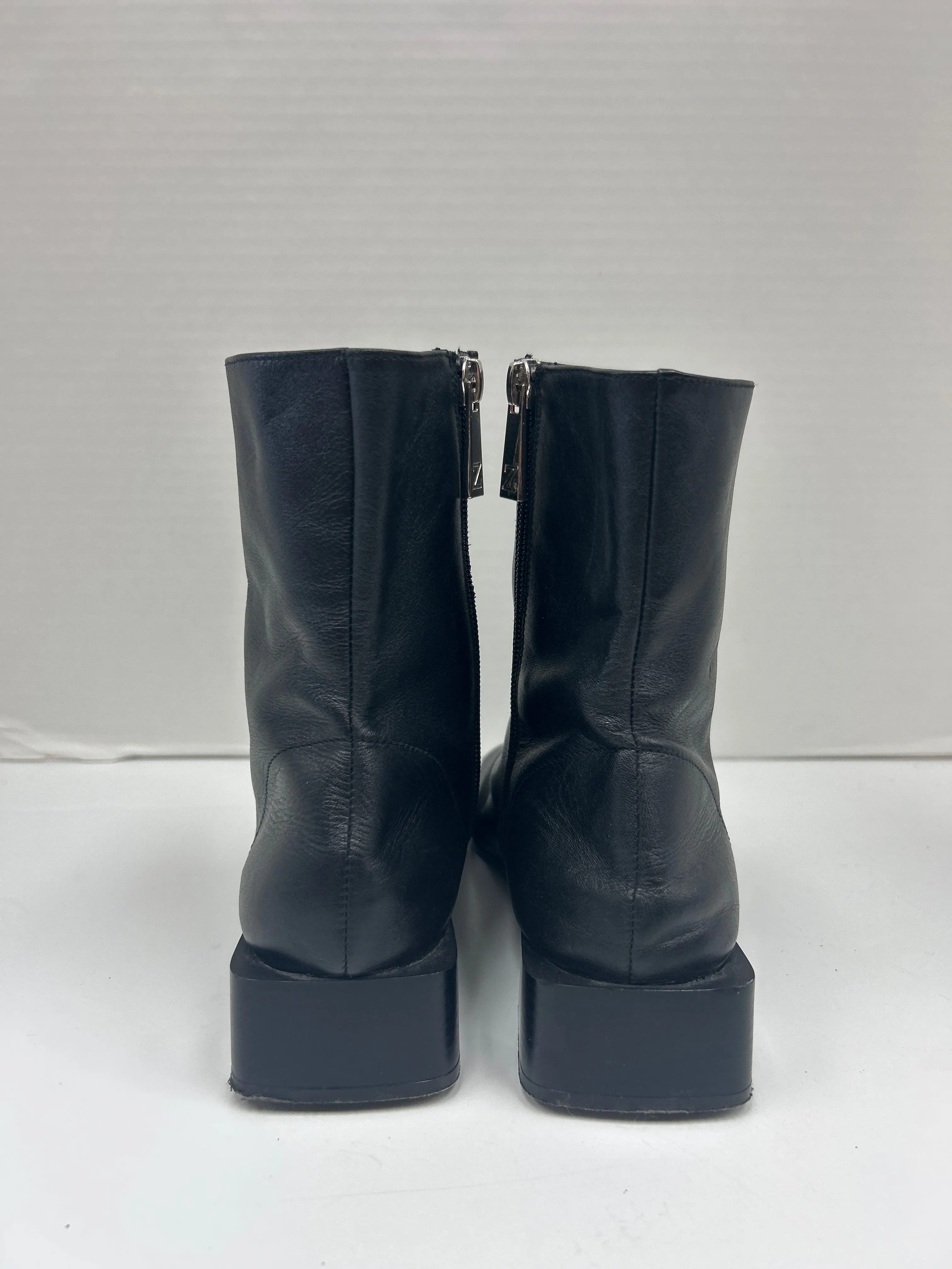 Boots Ankle Flats By Zara In Black, Size: 6.5 Jocko Willink Boots