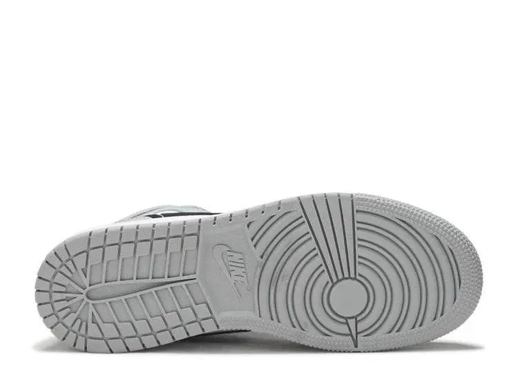 Air Jordan 1 Mid Smoke Grey (GS) Orthotic Sneakers