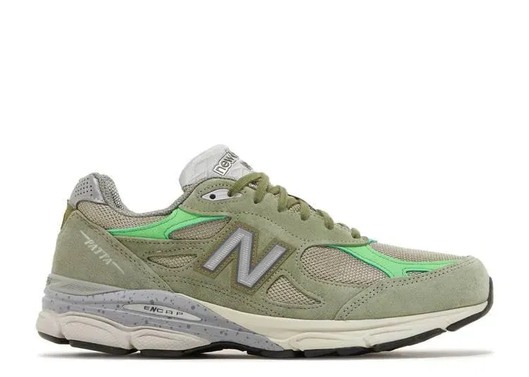 Nursing New Balance Shoes New Balance 990v3 x Patta Green