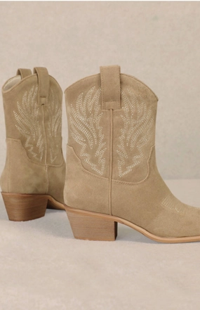 Clair Cowboy Boot In Taupe Man Cowboy Boots