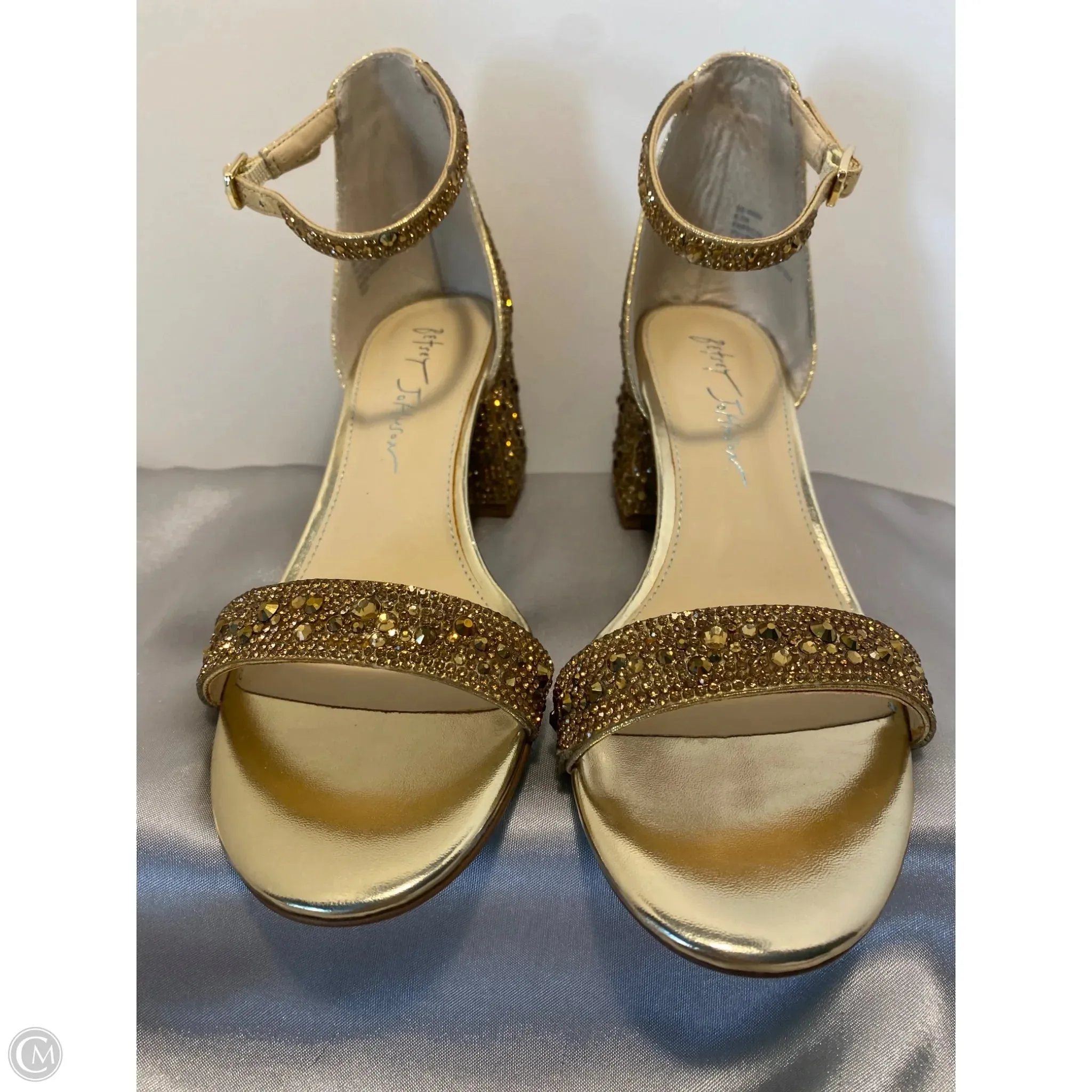 Shoes Heels Block By Betsey Johnson In Gold, Size: 6.5 Best Casual Snow Shoes
