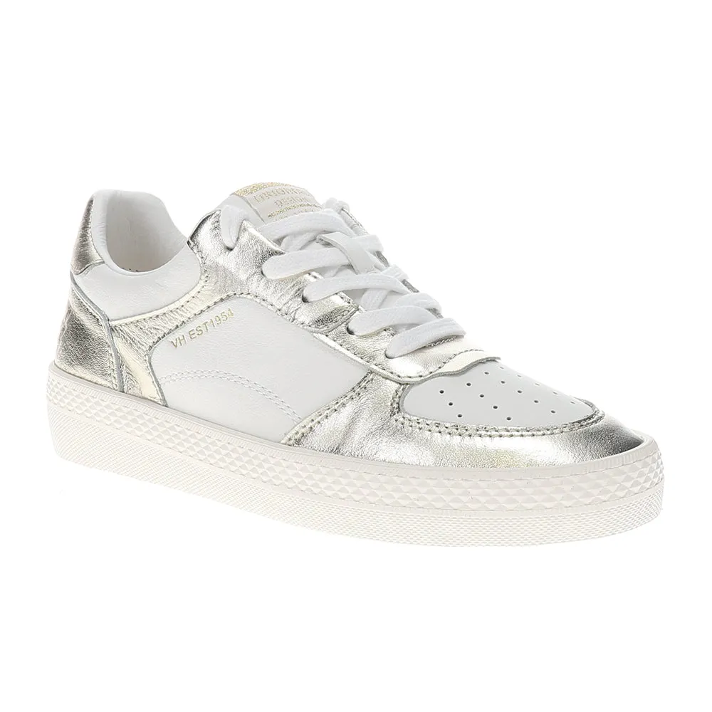 Best Casual Shoe Fast Metallic Perforated Lace Up Sneakers