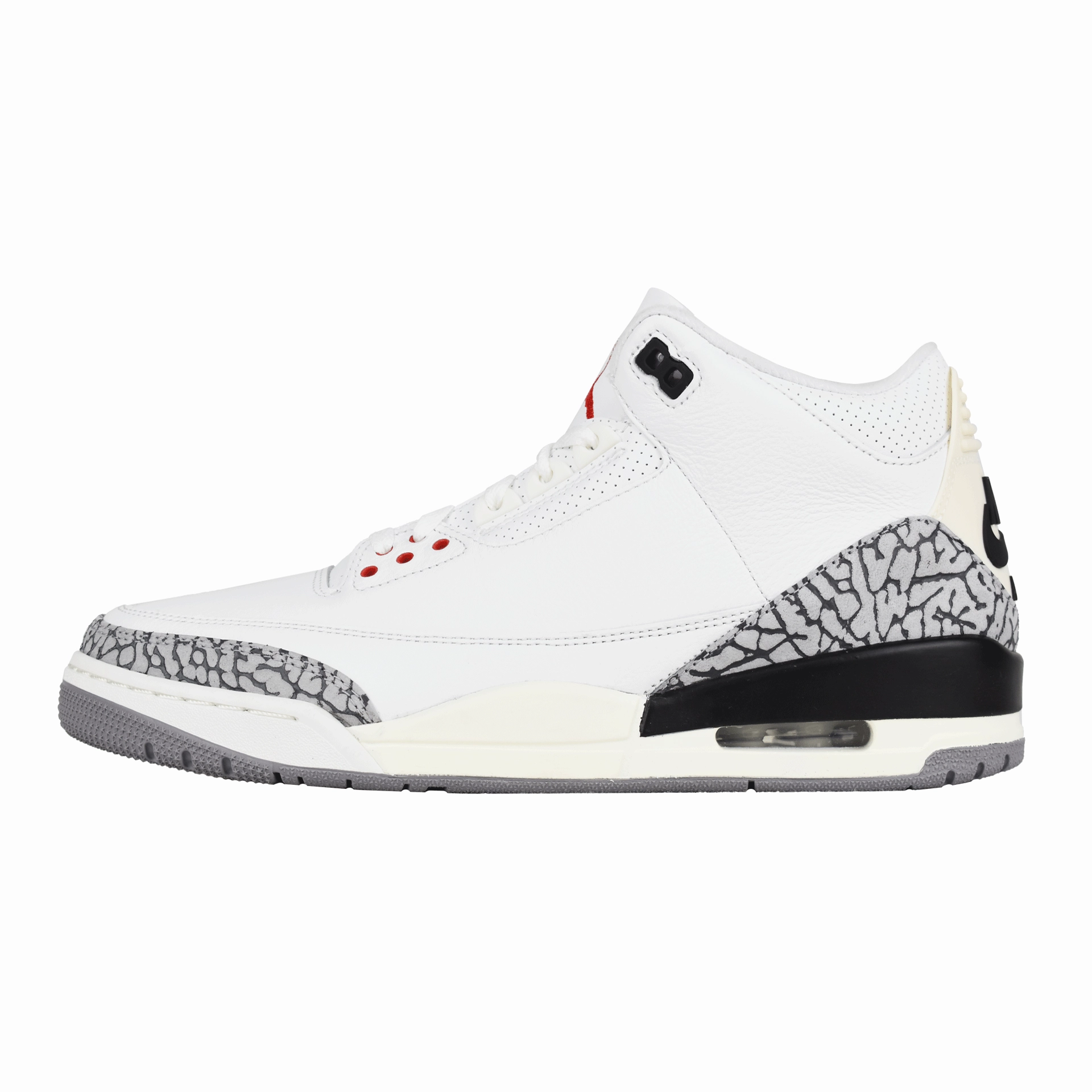 Sparkly Sneakers Nike Air Jordan 3 Retro - White Cement Reimagined
