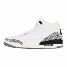 Oxford Platform Sneakers Nike Air Jordan 3 Retro - White Cement Reimagined