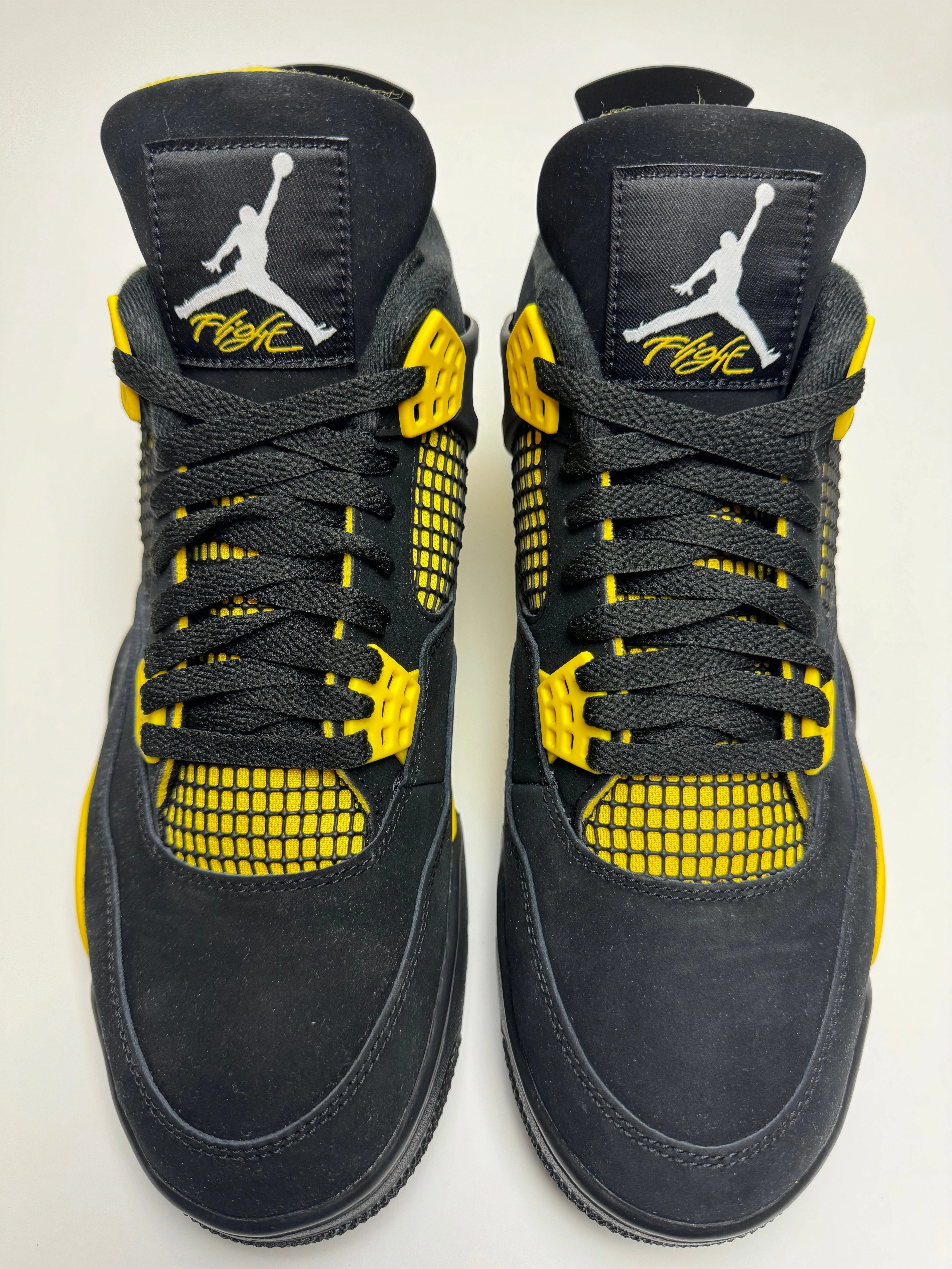 Air Jordan 4 "Thunder" High Top Wedge Sneakers