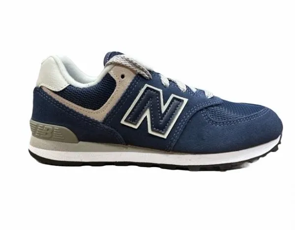 Sneakers Outlet New Balance scarpa sneakers da ragazzo PC574GV blu
