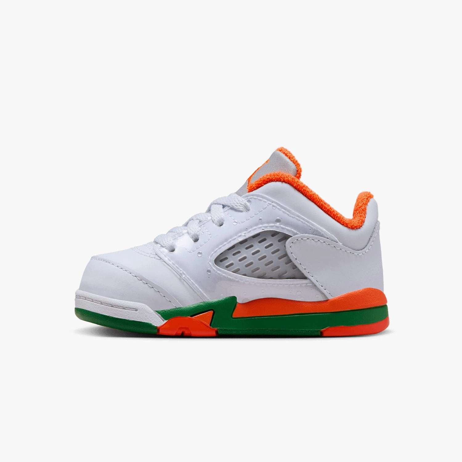 Sneakers Fashion Kid's Air Jordan 5 Retro Low "Miami Hurricanes" Toddlers