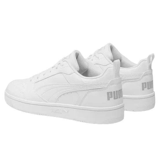 Puma scarpa sneakers da uomo Rebound v6 Low 392328 03 bianco Suede Platform Sneakers