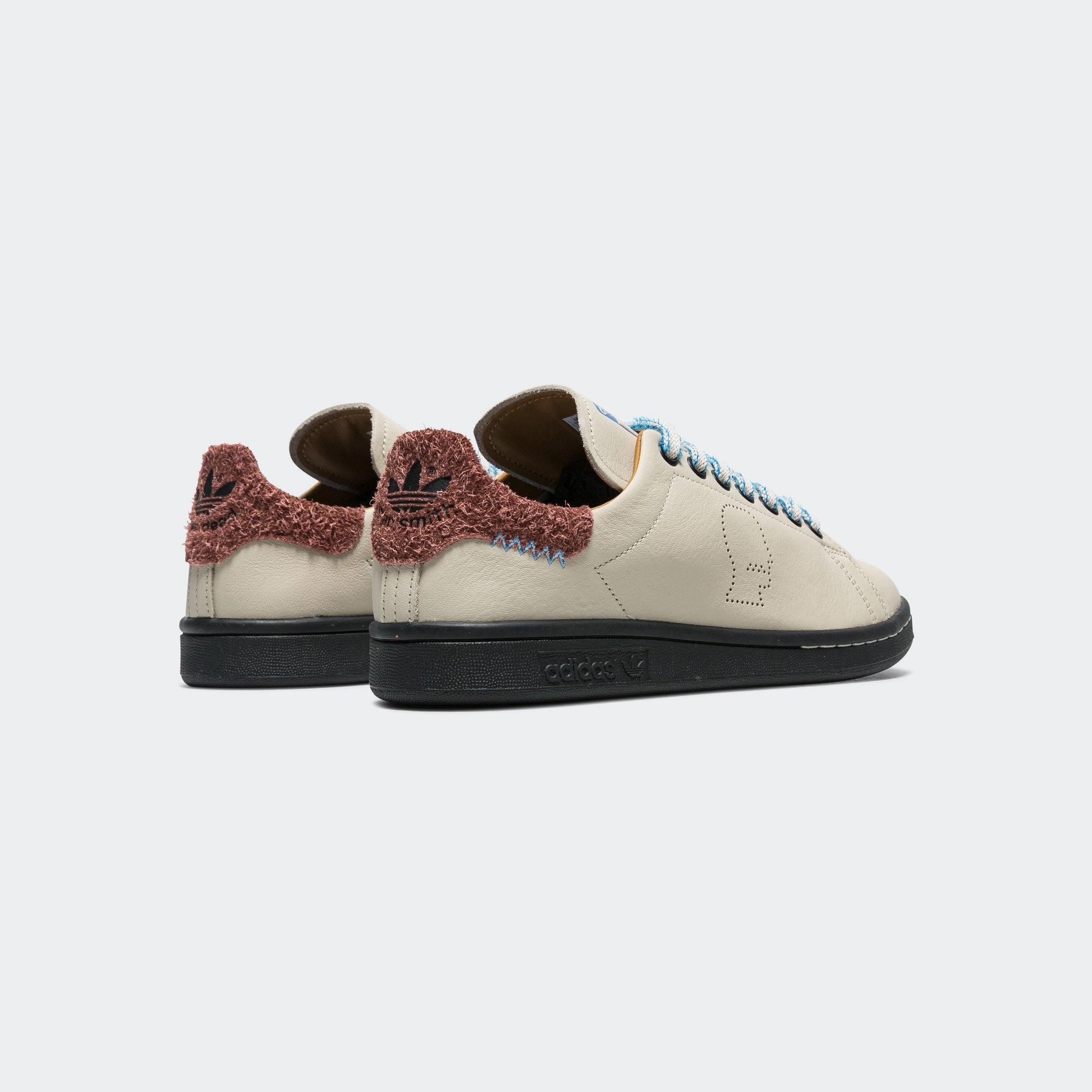 Stan Smith x Brain Dead - Clear Brown/Bahia Light Blue-Mesa Adidas Shell Shoes Toe