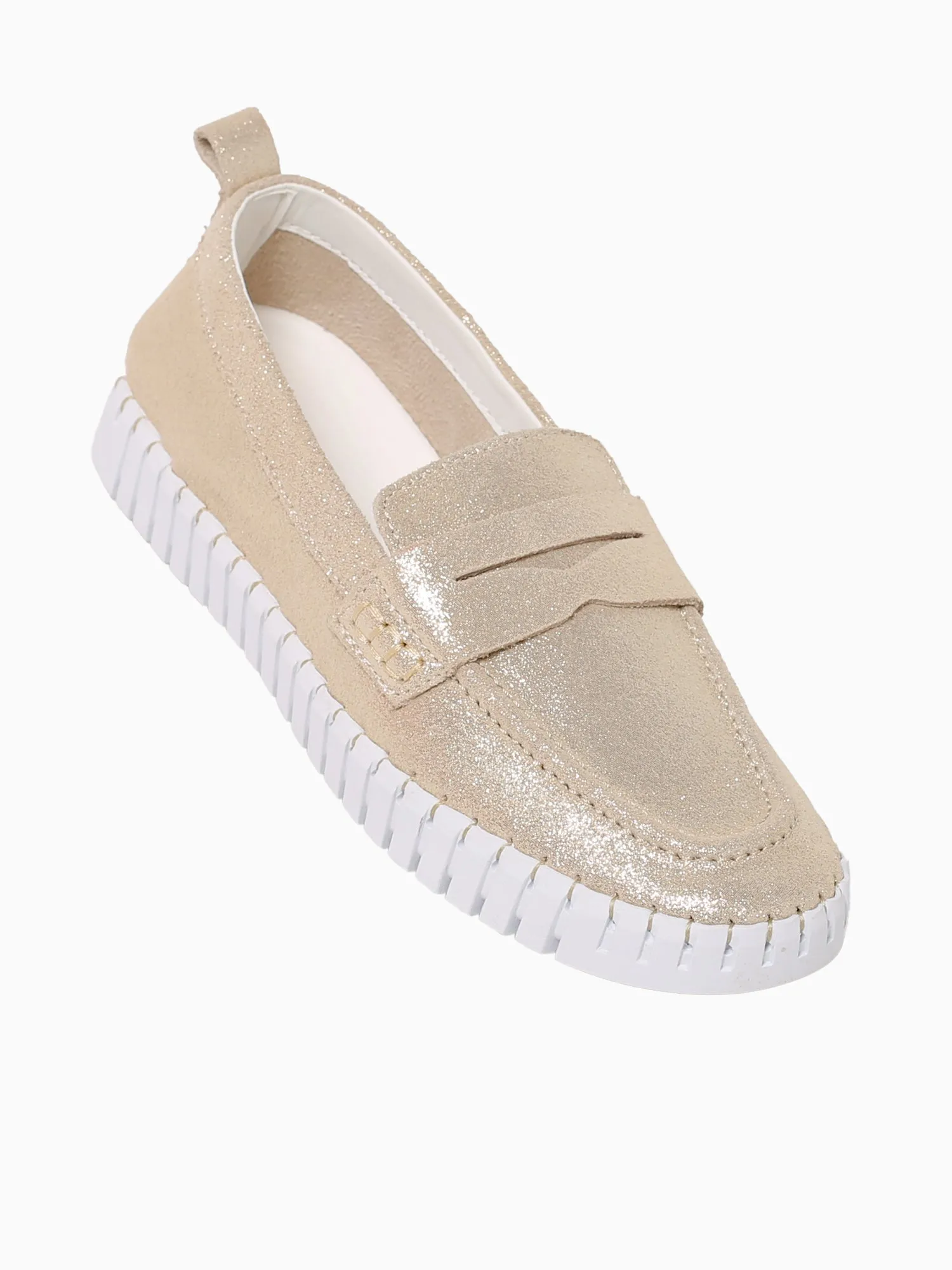 Rock Casual Shoes Tw Merrit Light Gold Leather