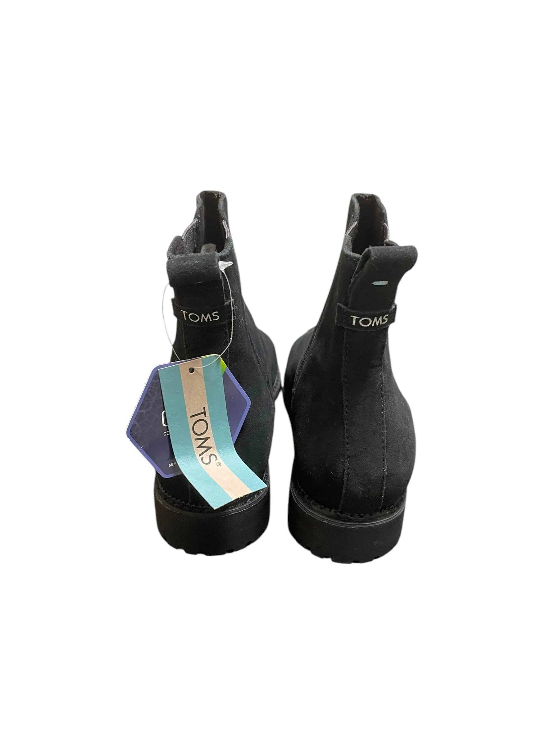 Best Roofing Boots Boots Ankle Flats By Toms In Black, Size: 8.5