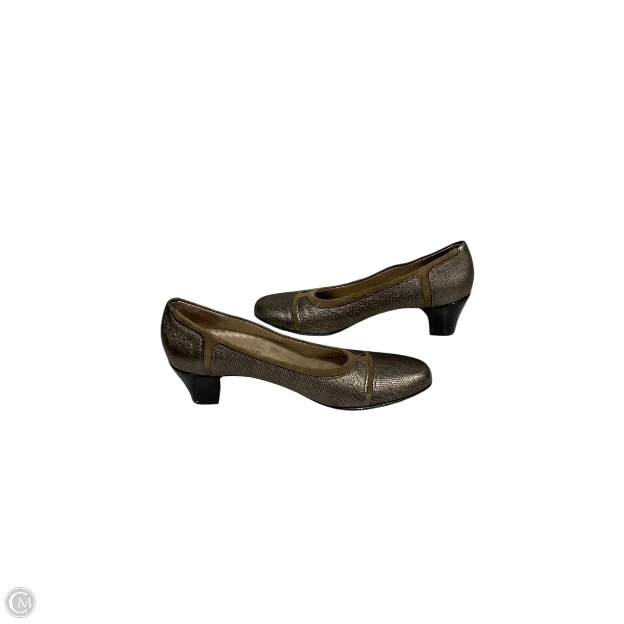 Casual Geox Shoes Shoes Heels Block By Munro In Gold, Size: 8