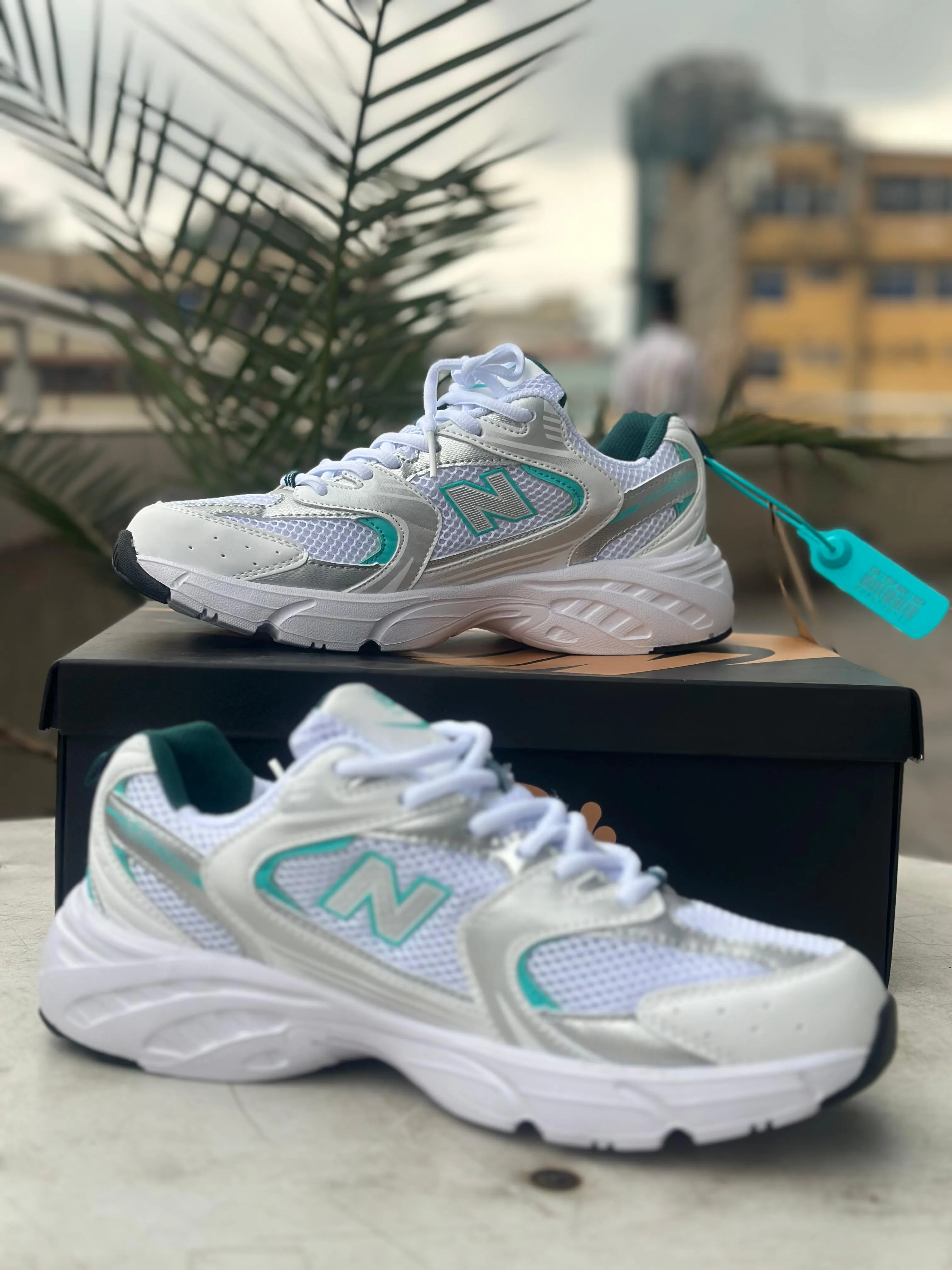 New Balance 530 White/Silver/Teal  Running Sneakers New Balance 608 4e Width