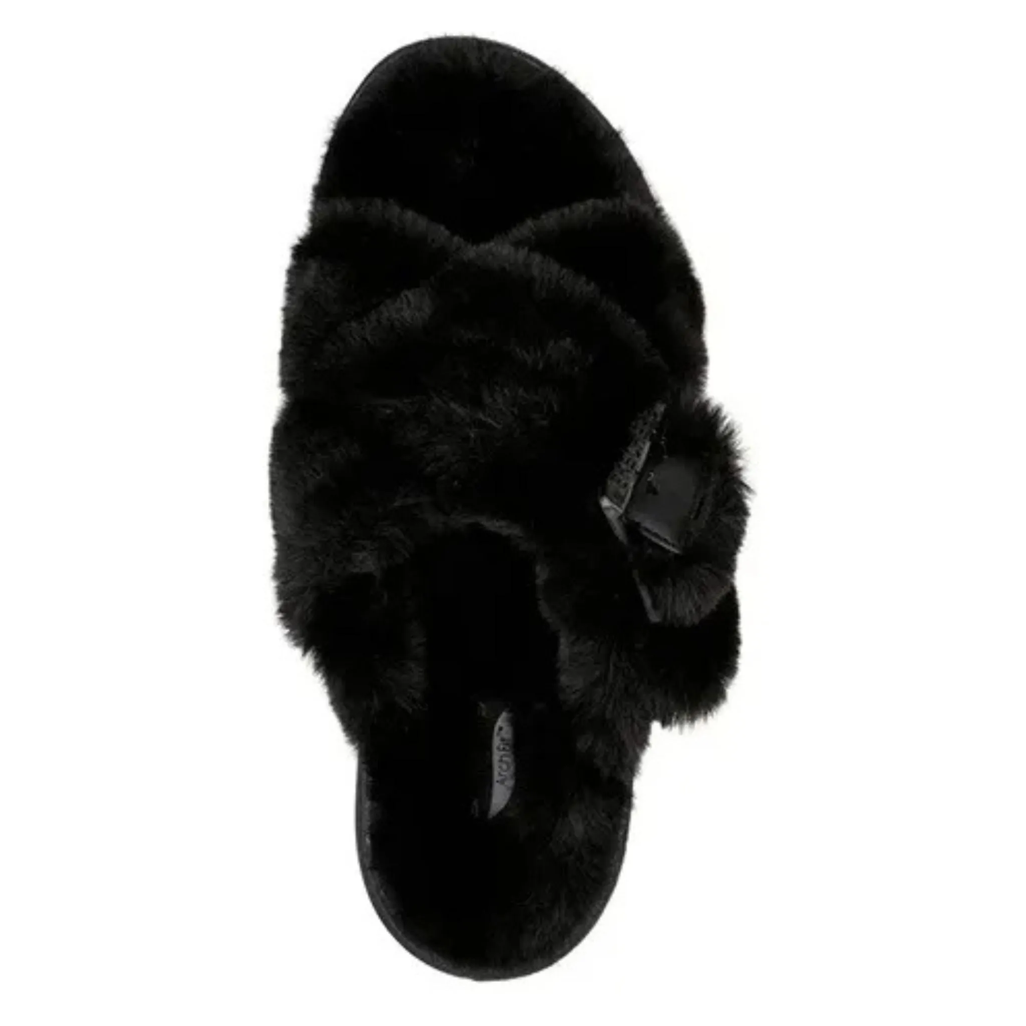 Sandals Secrets Skechers Women's 175104 Arch Fit Lounge- First Rate Black Slide Sandals