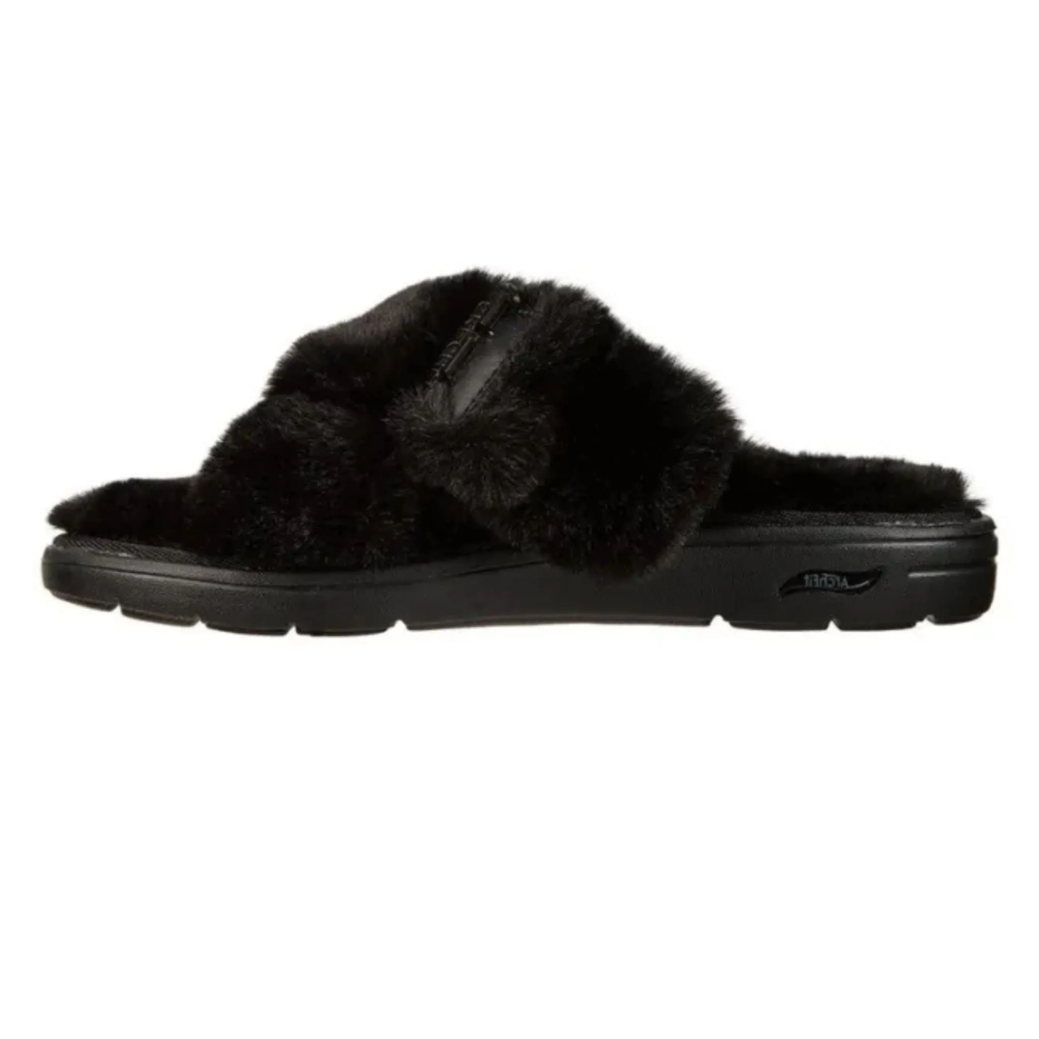 Diana Sandals Skechers Women's 175104 Arch Fit Lounge- First Rate Black Slide Sandals