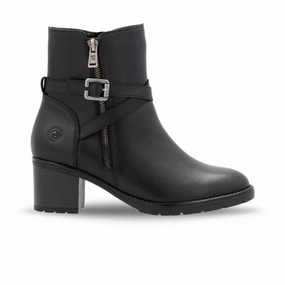 Pointed Toe Western Boots REMONTE WOMENS D2A72-00 - BLACK