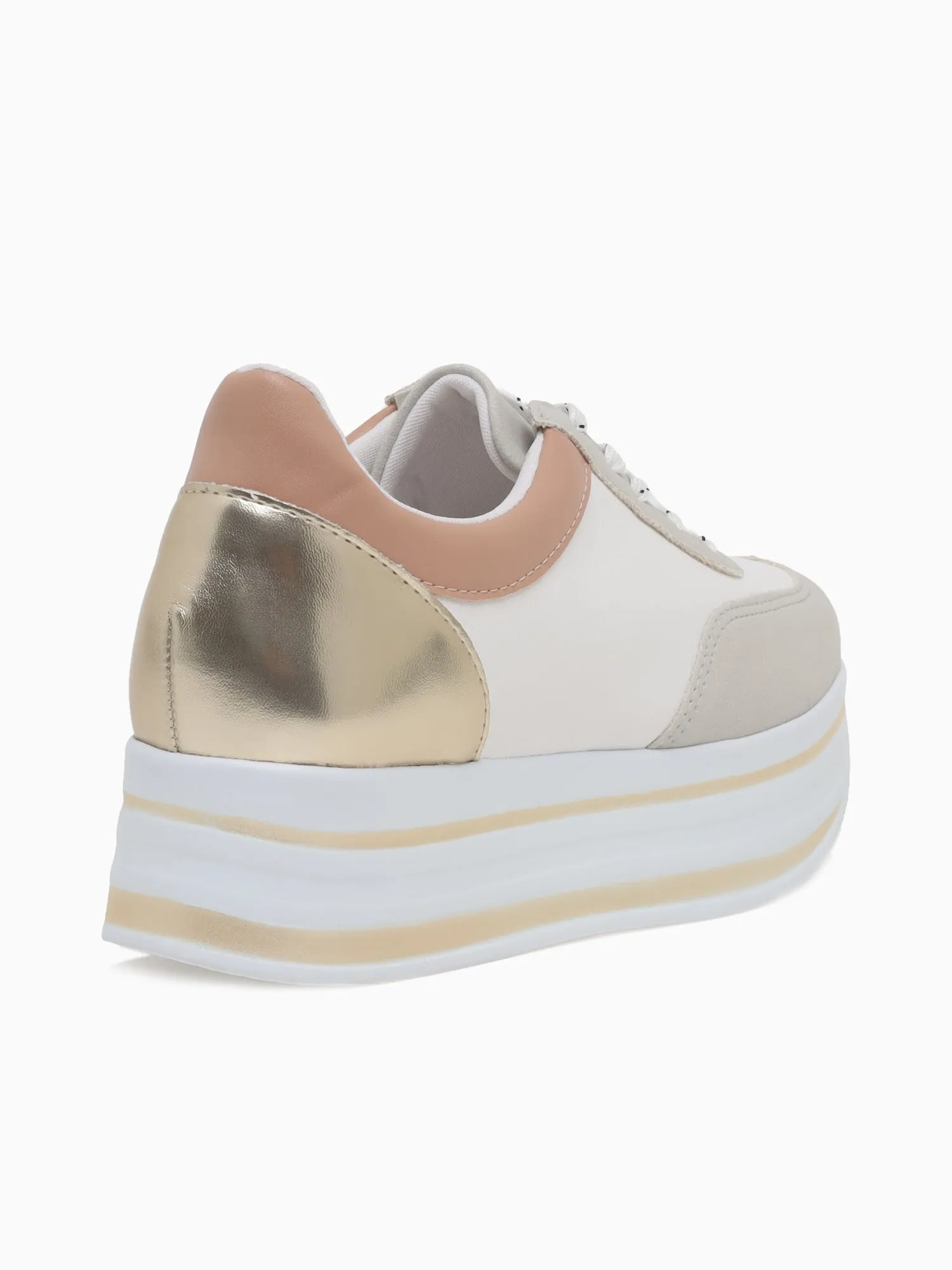 Steff 5254211491 Ltgold White Best Shoes For Casual Wear