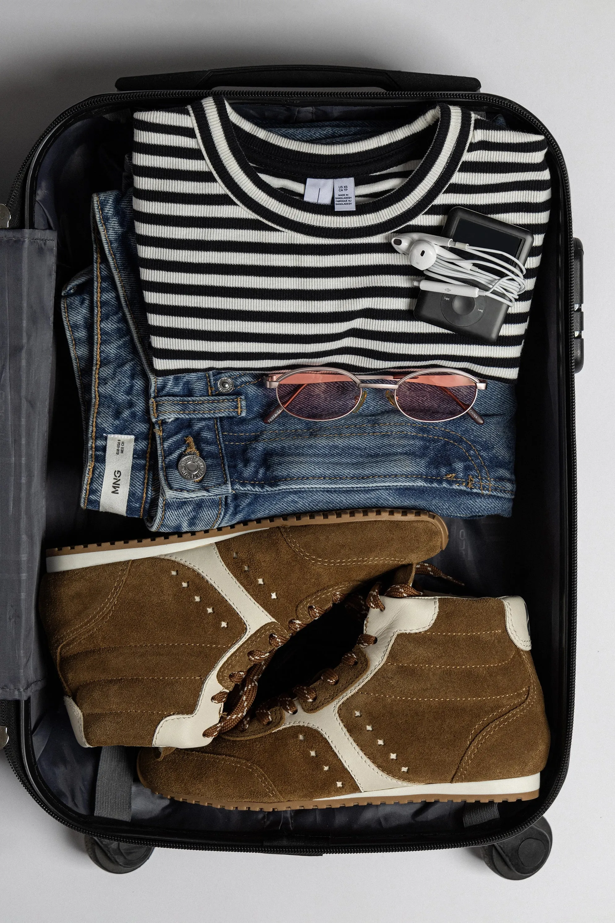 Pull-on Slip On Casual Shoes Stella Mid Sneaker In Russet Suede and Ivory Leather