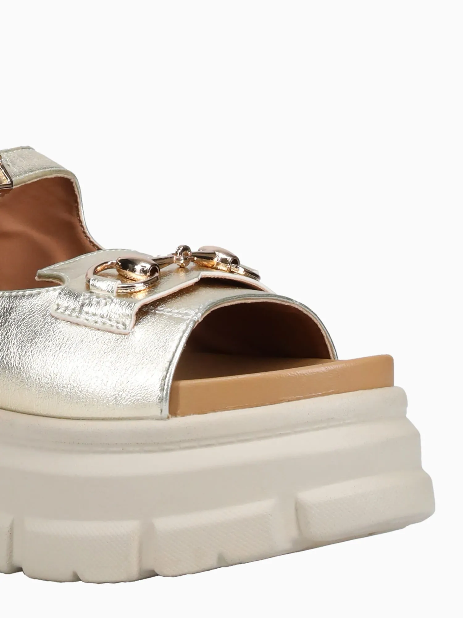 Casual Zero Drop Shoes Felicia Gold