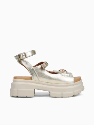 Felicia Gold Dunlop Casual Shoes