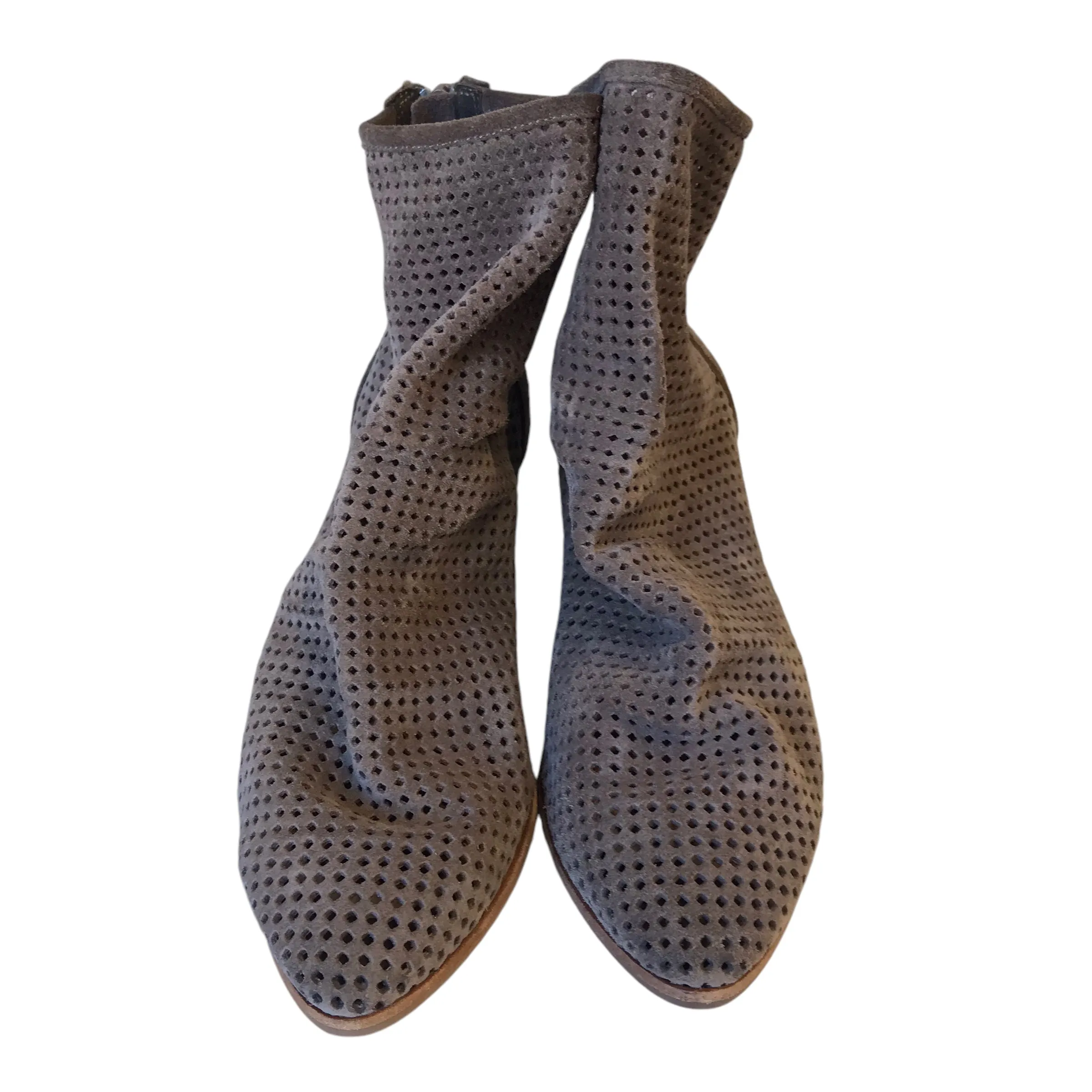 Biggest High Heel Shoes Boots Ankle Heels By Jeffery Campbell In Taupe, Size:6