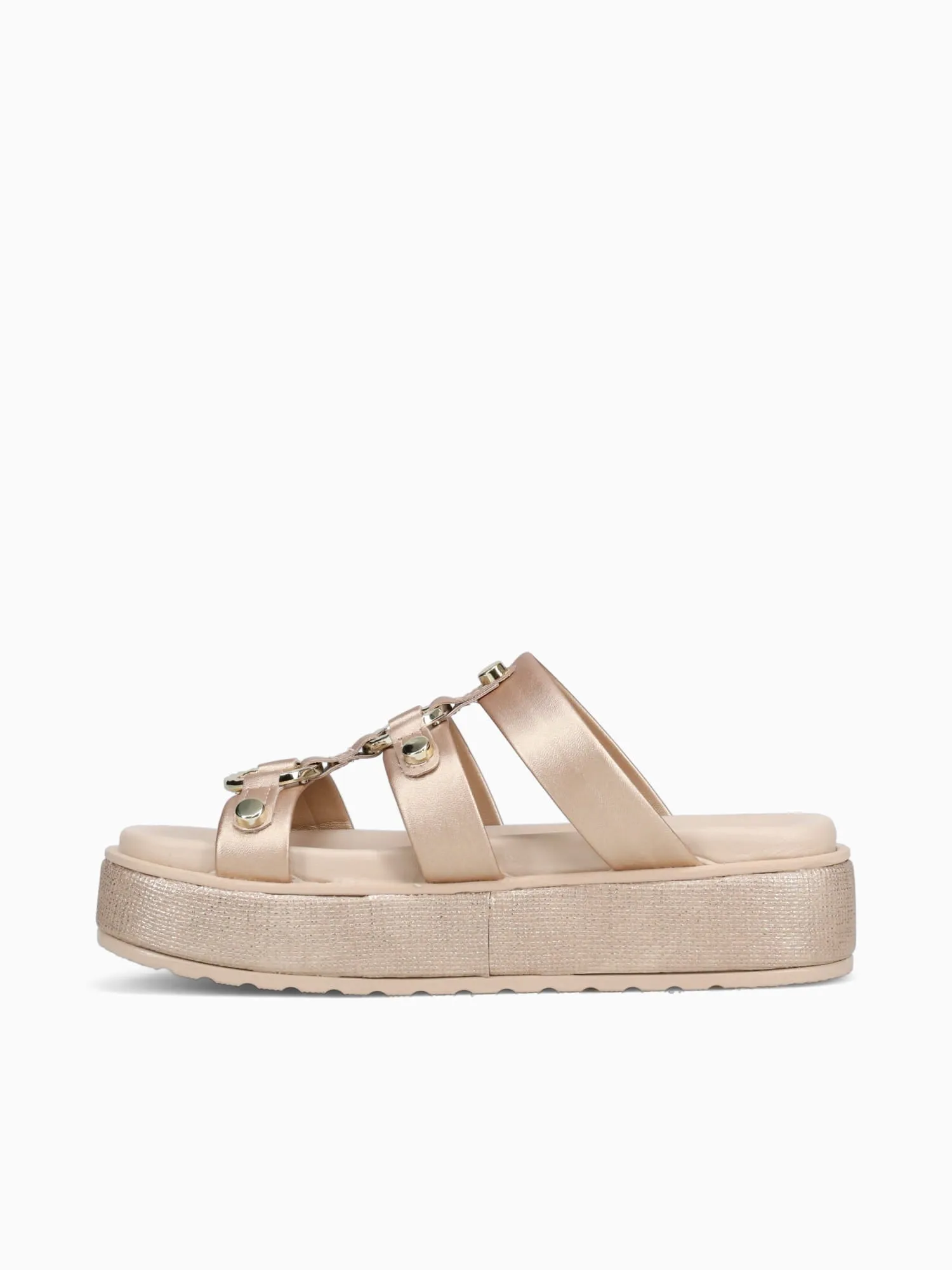 Iraida Golden Metal Hey Dude Shoes Business Casual