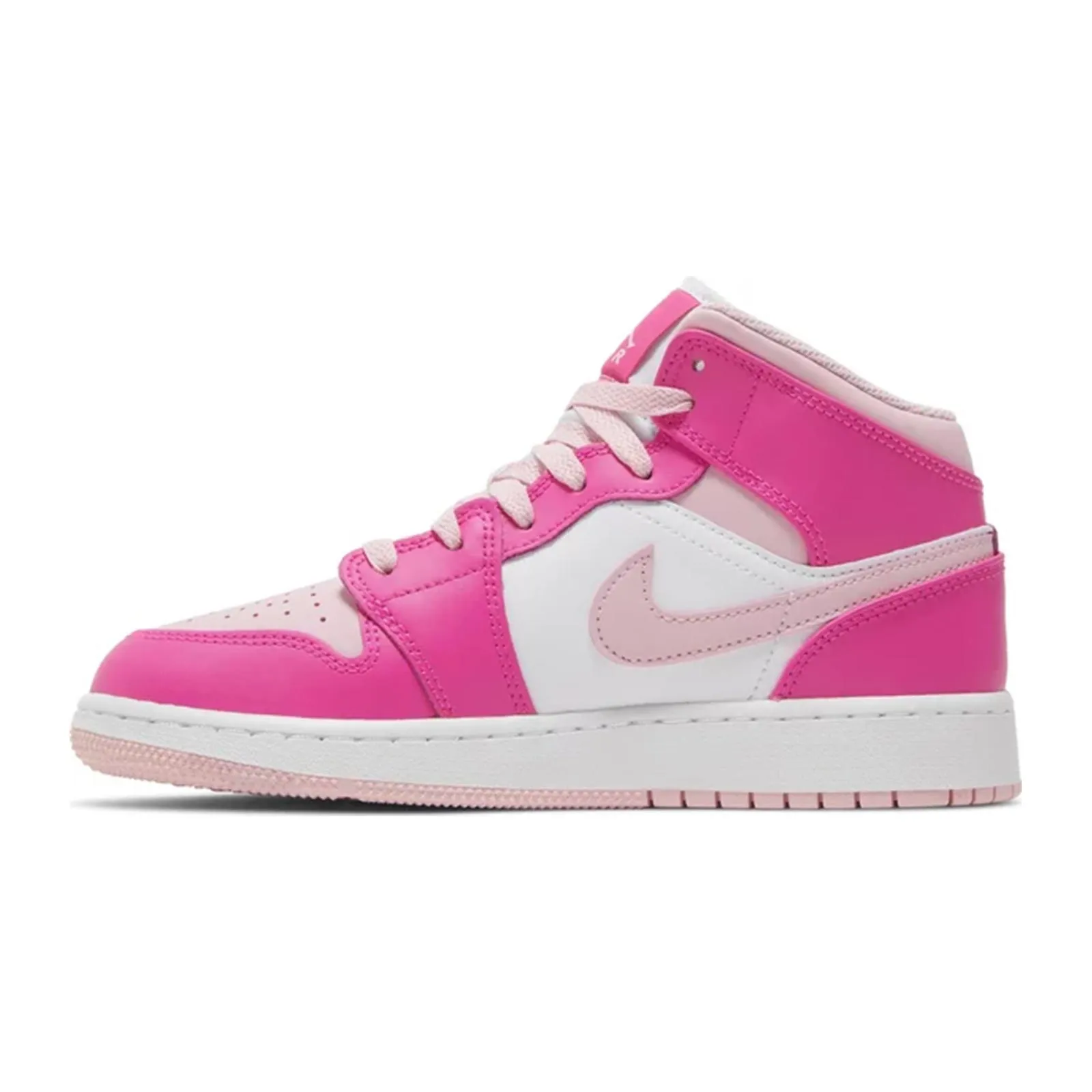 Casual Club Shoes Air Jordan 1 Mid (GS), Fierce Pink