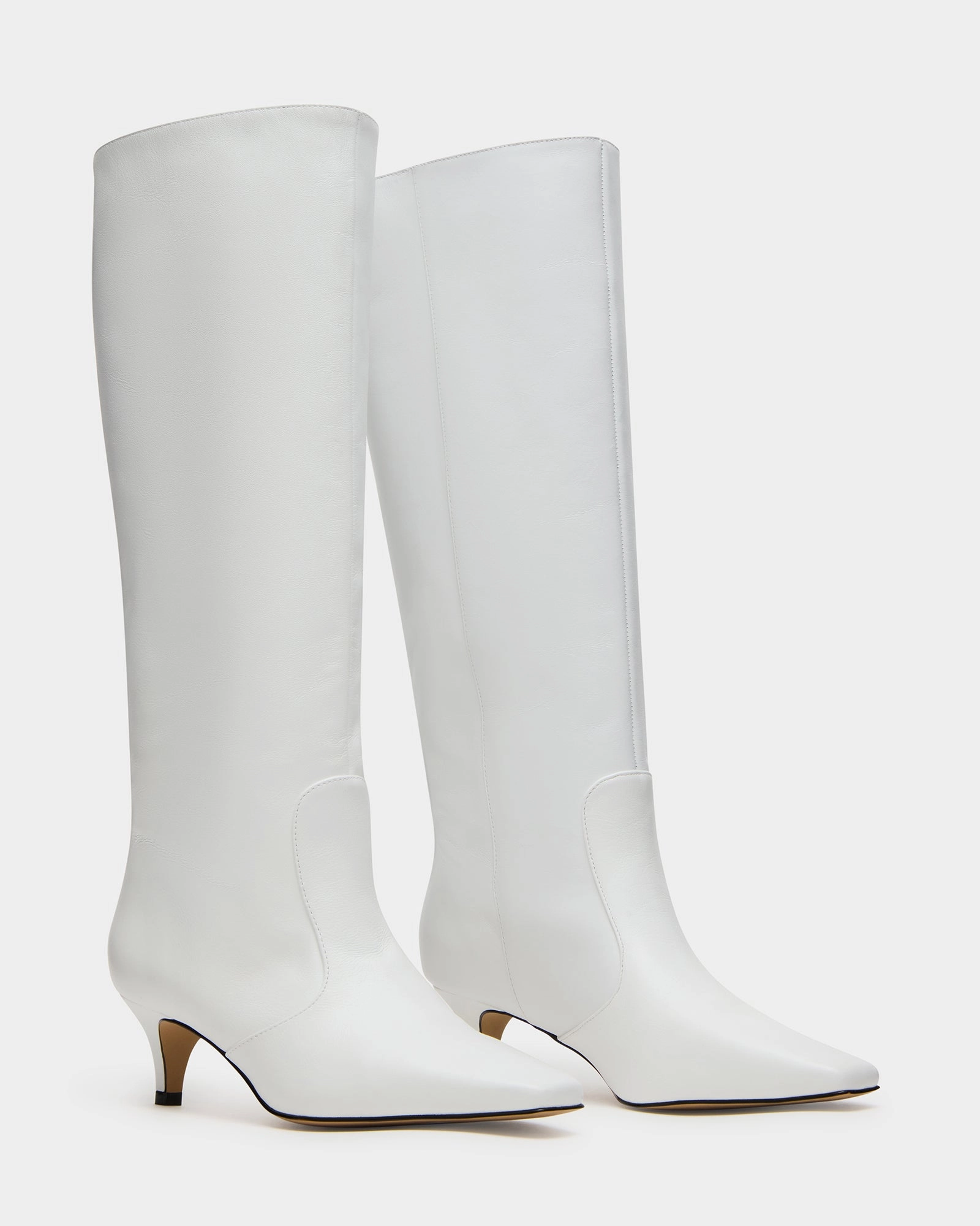 LANDER WHITE LEATHER Boots To Suits