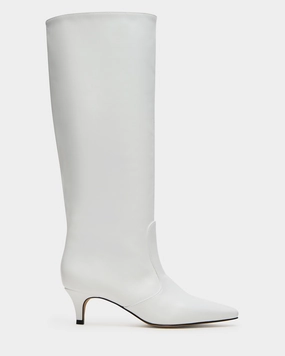 Jellypop Boots LANDER WHITE LEATHER