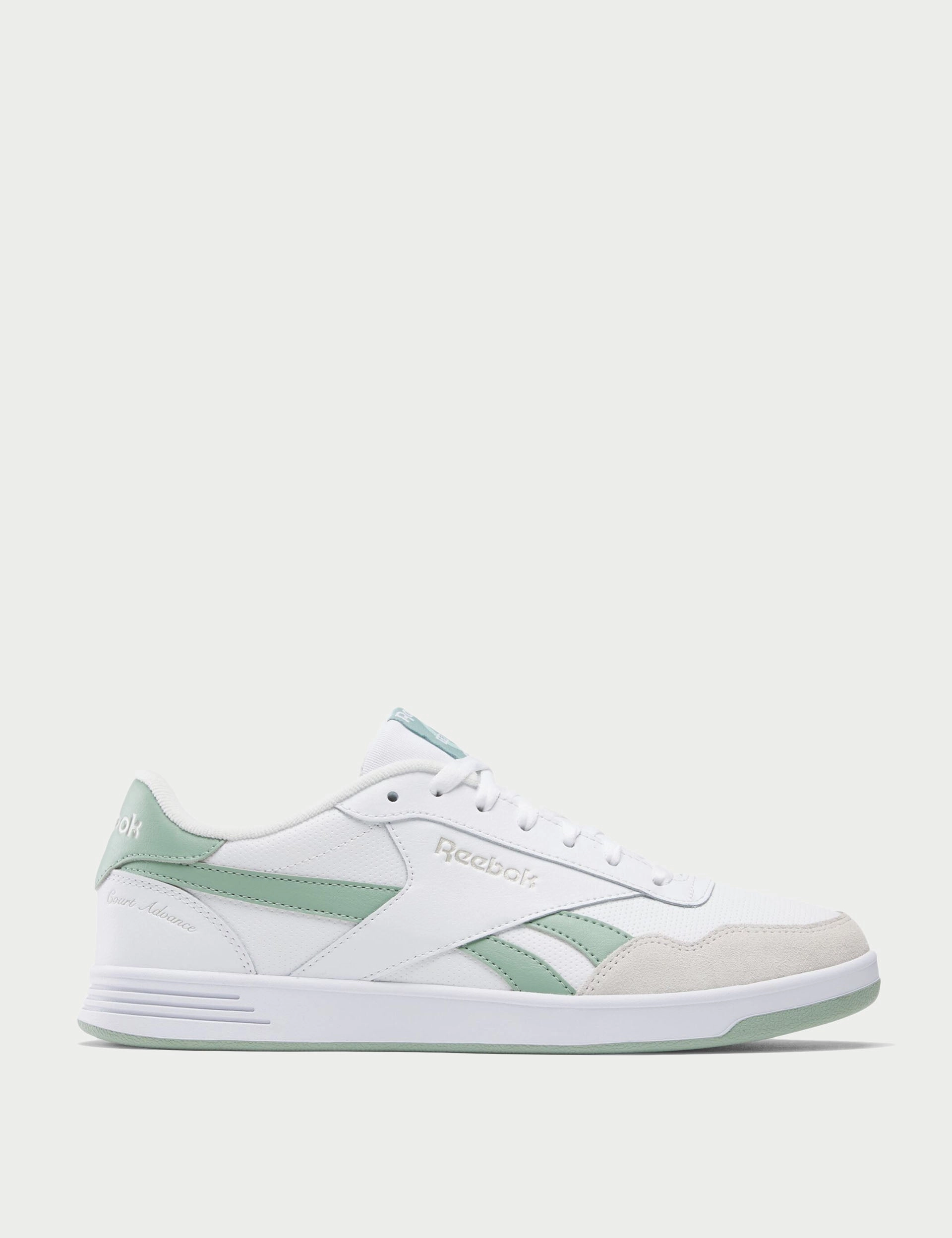 Shoes Casual 2017 Court Advance Shoes - White/Hybrid Green/Barely Grey