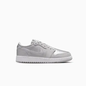 Punky Brewster Sneakers Kid's Air Jordan 1 OG "Metallic Silver" Grade School