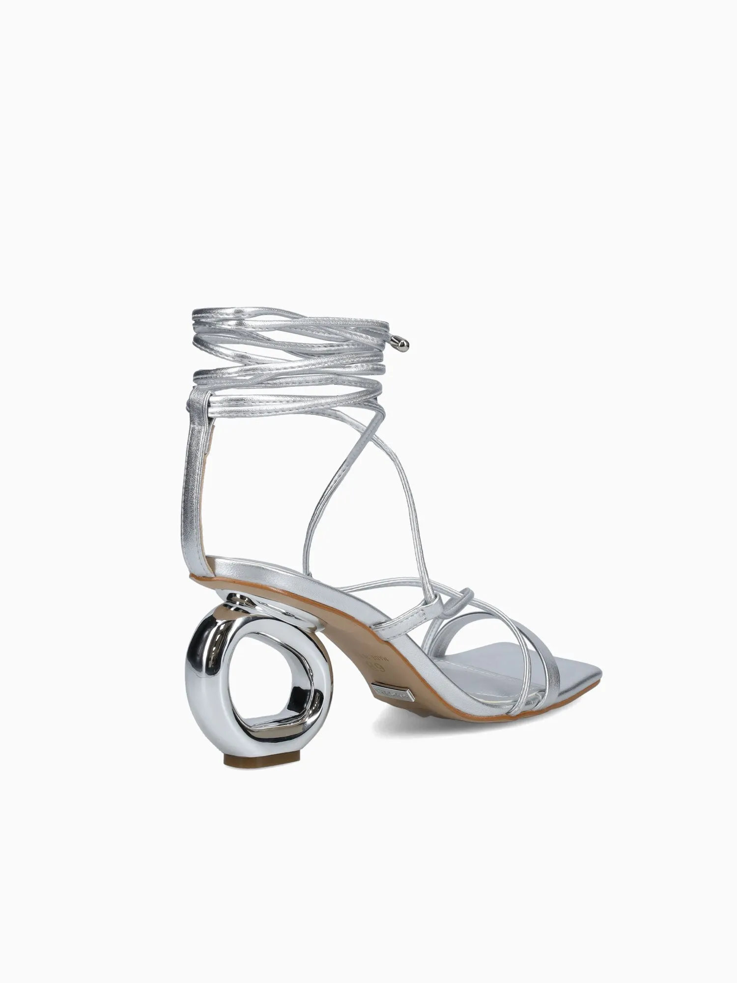 Zapato Del Barco Casual Shoe Luiza Silver Napa Metal