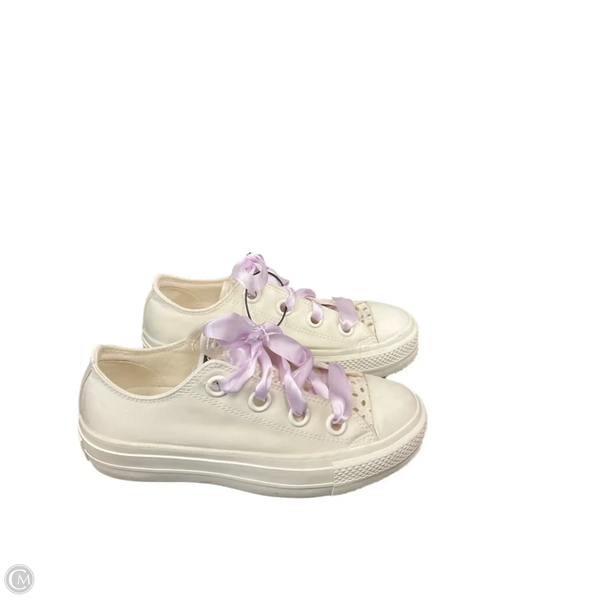 Casual Shoes Below 500 Shoes Sneakers By Converse In Ivory, Size: 7