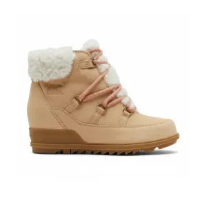 Rick Owens Fur Boots Sorel Women's Evie Cozy Lace - Ceramic/Paradox Pink