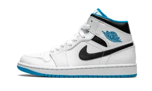 Air Jordan 1 Mid Laser Blue Sneakers Wool
